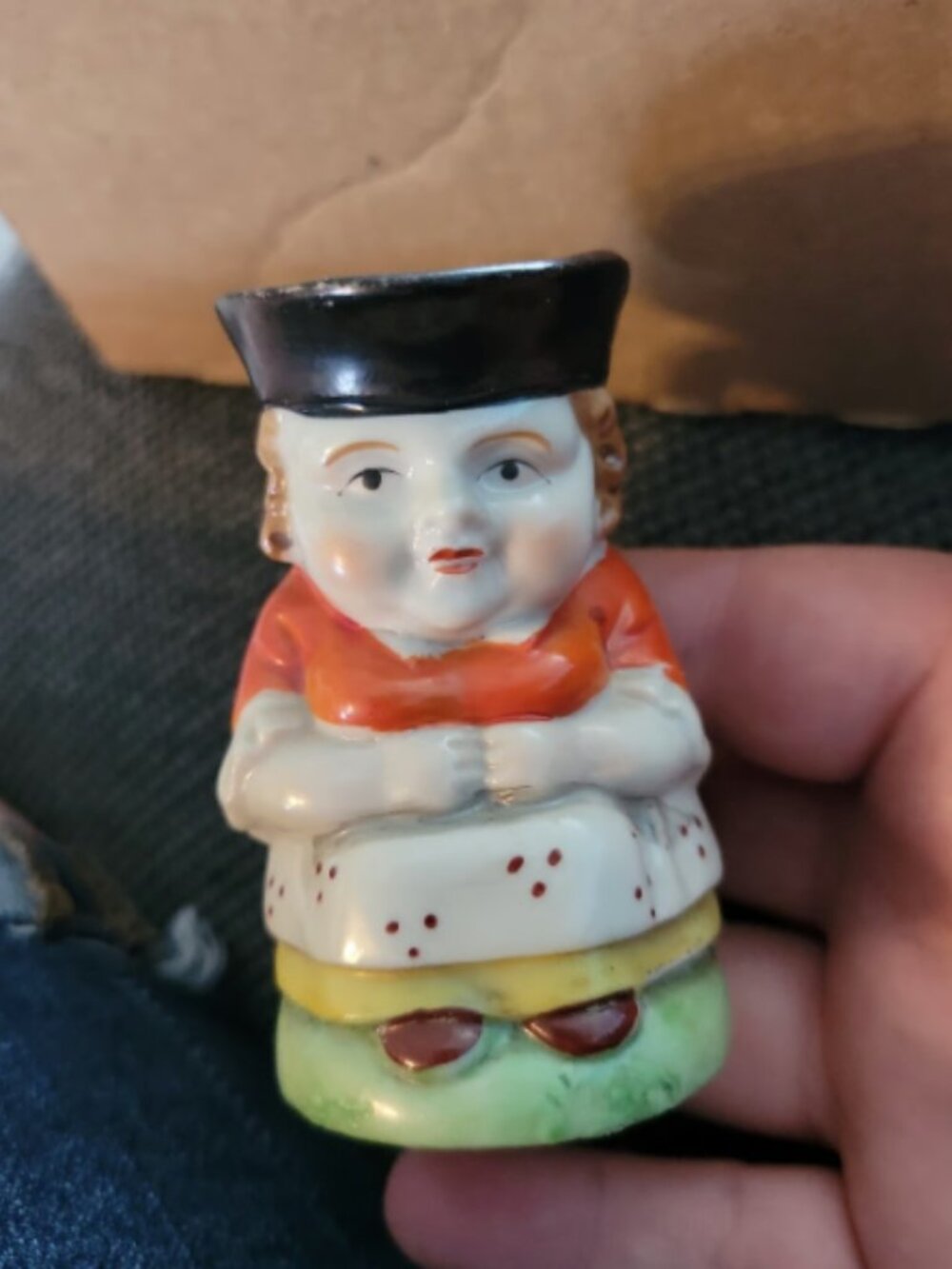Vintage Toby Pitcher Creamer Lady Japan